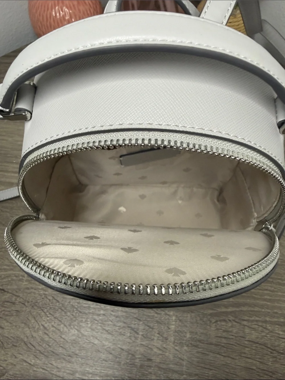 Kate Spade Schuyler Mini Gray Backpack